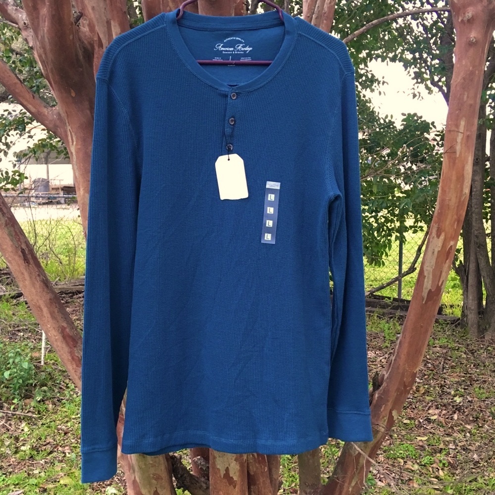 American Heritage men’s long sleeve shirt